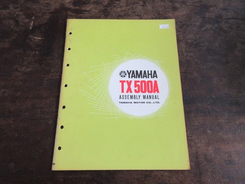 Yamaha tx500 tx500a 1973 oem - yamaha, a