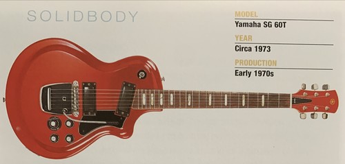Circa 1973 yamaha 60t solid - 1973, sg
