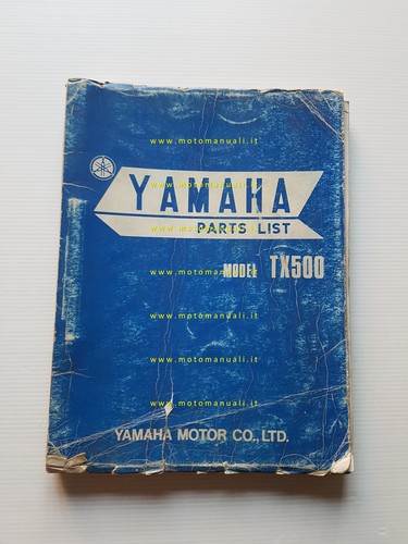 Yamaha 500 1973 catalogo - tx,