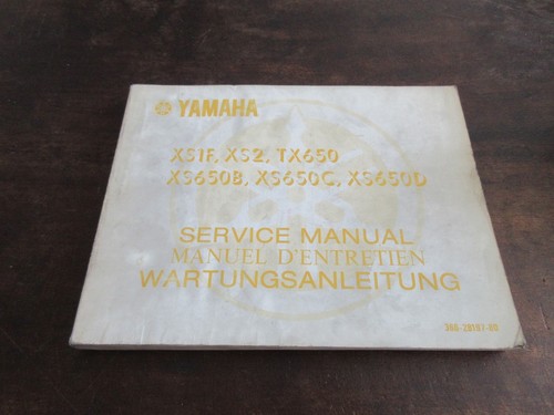 Yamaha xs1f xs2 tx650 - xs1f, xs650