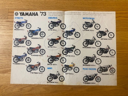 Moto yamaha 1973 linea - moto,