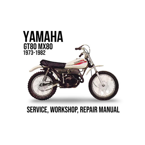 Yamaha gt80 mx80 1973 1982 - mx80, 1973-1982