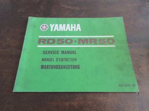 Yamaha rd50 mr50 - mr50, service