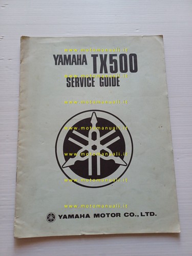 Yamaha 500 1973 service - yamaha,